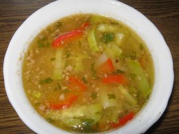 Овощной суп с кабачком