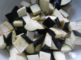Салат с кускусом и запеченными овощами