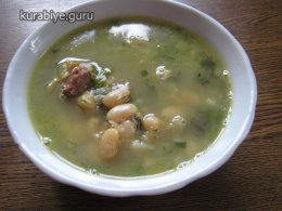  Бараньи ребрышки с фасолью и зеленью по-ирански
