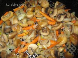 постный плов с грибами шампиньонами