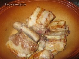 Свинина тушеная с овощами