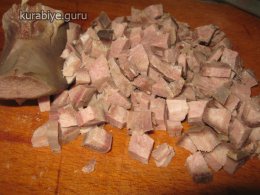 Салат "Золотое руно" с языком