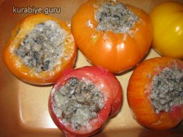 Фаршированные помидоры с мясным фаршем