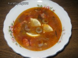 Солянка сборная мясная классическая, рецепт с фото