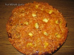 Пирог с фрикадельками