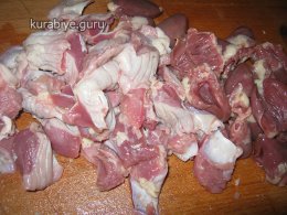 Потрошки куриные тушеные по-филиппински