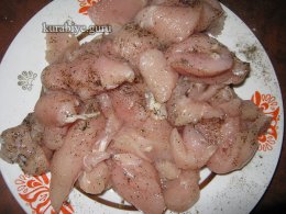 Куриное филе в пивном кляре