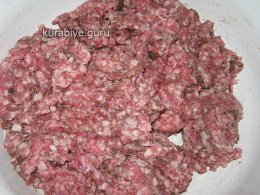 Рагу из свинины и грибов с полентой 