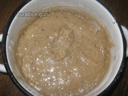 Коврижка пісна медова з грушею 