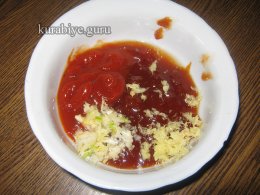 Острая курица в абрикосово-имбирном соусе