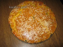 Пирог с квашеной капустой
