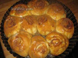 Рулетики с корицей и яблоками