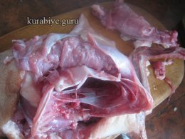 Утка без костей, фаршированная рисом с грибами 
