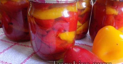 Перець маринований з медом на зиму