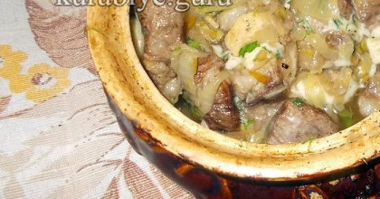 Говядина тушеная с луком