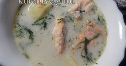 Лохикейтто - финский суп с лососем 