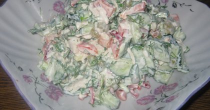 салат из куриной грудки простой и вкусный