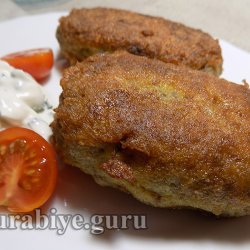 Гречаники з яєчно-сирною начинкою