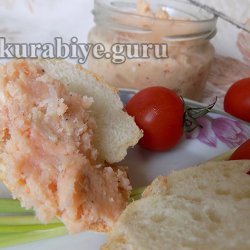 Рийет из копчёного лосося с хреном 