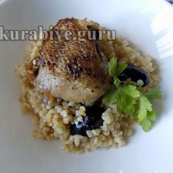 Курица с булгуром по-гречески