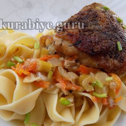 Курица в корично-лимонном соусе