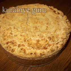 Творожный пирог с яблоками