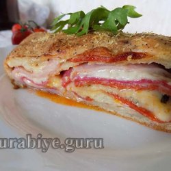 Стромболи,  самая вкусная пицца-рулет 