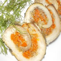 Закусочные рулетики из сельди
