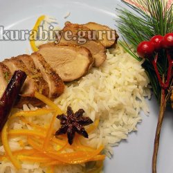 Утиная грудка в остром апельсиновом соусе 