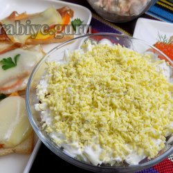 Салат Ніжність з чорносливом і горіхами