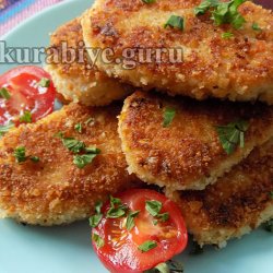 Котлеты рыбные с рисом и морковью