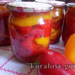 Перець маринований з медом на зиму