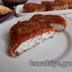Фарширований сиром перець - чушка бурек
