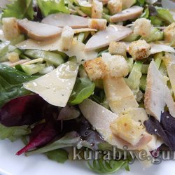 Легкий курячий салат 