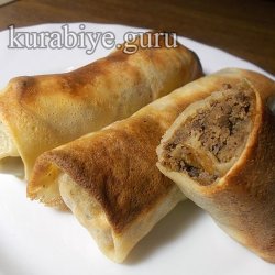 Блинчики с ливером и луком