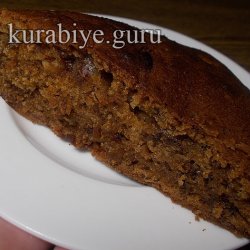 Банановый пирог с ириской 