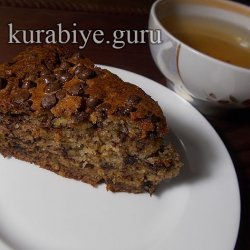 Банановый пирог с шоколадными каплями 