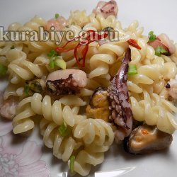 Паста с морепродуктами за 15 минут 