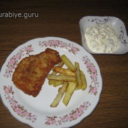 шницель из сома по-немецки