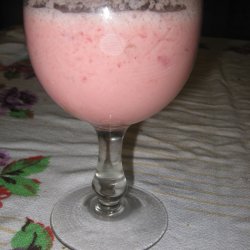 Коктейль із кавуна з морозивом