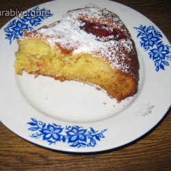 Медовая коврижка со сливами, рецепт 