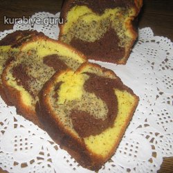Нежный пирог с маком и какао